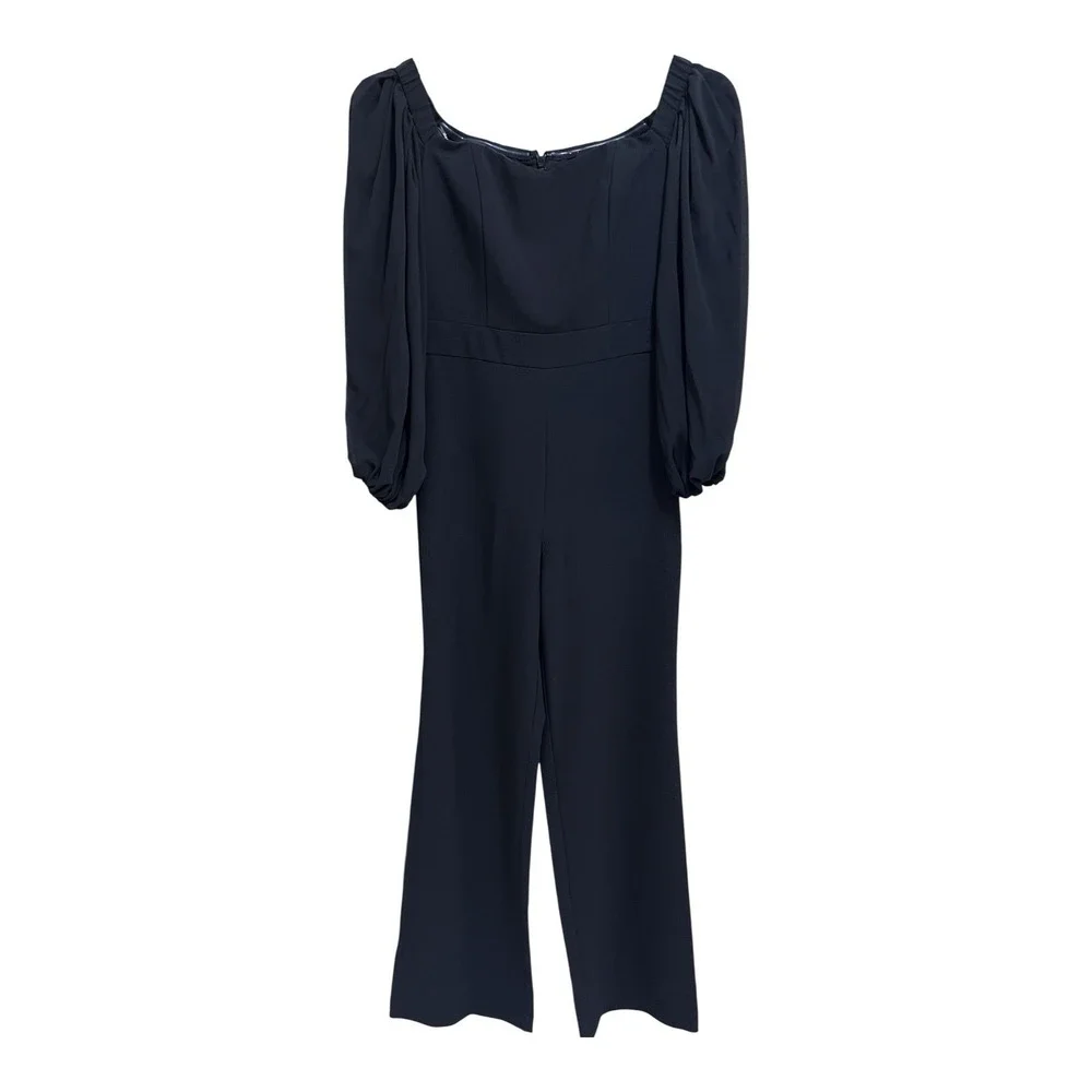 VINCE CAMUTO XS‎ Chiffon Sleeve Jumpsuit Ankle Fit Leg Women's Size 0